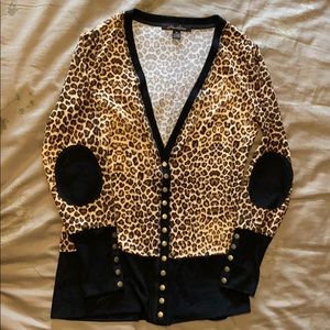 Leopard Print Cardigan